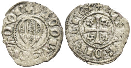 Cagliari - Bonaria - Giacomo d'Aragona (1285-1327) - Alfonsino Minuto - MOLTO RARO - Mir. 5 - gr. 0,58