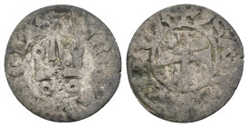 Chiarenza - Isabella de Villehardouin (1297-1301) - Denaro tornese - MIR 14 - Ag - gr.0,50