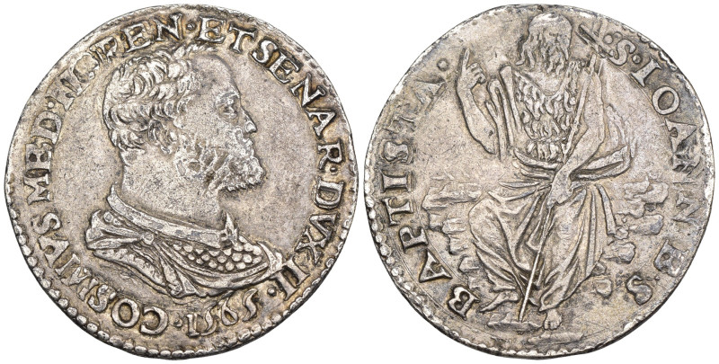 Firenze - Cosimo I (1537-1574) - Testone 1565 - Ag. - 9,10 g - MIR 150/1

BB/S...