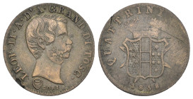 Firenze - Granducato di Toscana - Leopoldo II di Lorena (1824-1859) - 10 Quattrini 1858 - Pagani 167 - Mi  - RARO (R)