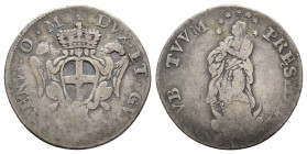 Genova - Repubblica di Genova periodo dei Dogi biennali (1528-1797) - Lira - Anno illeggibile - MIR 323/1 - Ag - gr. 4,16