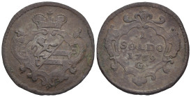 Gorizia - Maria Teresa (1740-1780) - 1 Soldo 1769 - Cu. - 2,13 gr. - KM#17