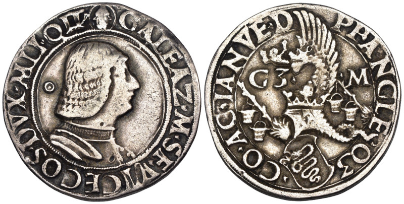 Milano - Galeazzo Maria Sforza (1466-1476) - Testone - Ag. - gr. 9,58

BB

S...