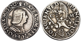 Milano - Galeazzo Maria Sforza (1466-1476) - Testone - Ag. - gr. 9,58