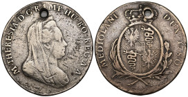 Milano - Maria Teresa (1740-1780) - Scudo 1780 - foro - Ag. - gr. 21,60