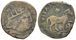 Napoli - Ferdinando I d’Aragona (1458-1494) - Cavallo - AE. - gr. 1,83 - Mir 85/10