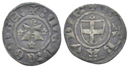 Amedeo VI (1343-1383) - Forte nero escucellato (I tipo) - gr. 1,18 - Cudazzo #118