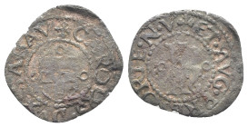 Carlo II (1504-1553) - Forte o patacco di Aosta (I tipo) - gr. 0,62 - Cudazzo #506
