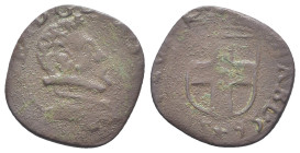 Carlo Emanuele I (1580-1630) - Forte da 8 al soldo (IV tipo) - gr. 1,79 - Cudazzo#783b