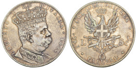 Eritrea Italiana - Umberto I (1890-1896) - 1 Tallero 1896 - Ag. - Gig. 2