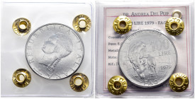 Errori e Varianti - Repubblica Italiana - 100 Lire 1979 FAO - Ac. Perizia Andrea Del Pup: Asse ruotato di 300° - Gig. 140