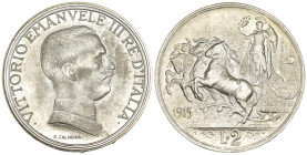 FALSO - Regno d'Italia - Vittorio Emanuele III (1900-1943) - 2 Lire 1915 - Ag. - gr. 7,95