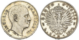 FALSO - Regno d'Italia - Vittorio Emanuele III (1900-1943) - 1 Lira "Aquila Sabauda" 1905 - gr. 5,06