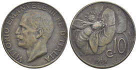 FALSO - Vittorio Emanuele III (1900-1943) - 10 centesimi Ape 1919