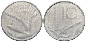 FALSO - Repubblica Italiana - 10 Lire "Spighe" 1953