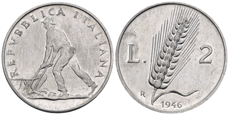 FALSO - Repubblica Italiana - 2 Lire "Spiga" 1946 - gr. 1,83

SPEDIZIONE SOLO ...