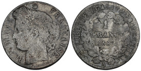 FALSO - Francia 1 Franco 1887 - gr. 3,71