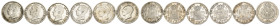 Spagna - Alfonso XIII (1886-1931) - Lotto di 6 monete da 50 Centimos - tipologie e anni vari