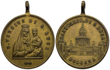 Medaglietta Devozionale Beata Vergine S. Luca, Bologna - AE - gr. 7,17 - 25,6 mm