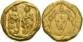 Medaglia Devozionale ai Santi Pietro e Paolo - AE dorato - gr. 19,73 - 35mm