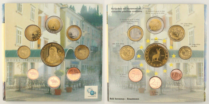 Slovenia - divisionale Euro pattern 2004 - 8 valori

FDC

SPEDIZIONE IN TUTT...