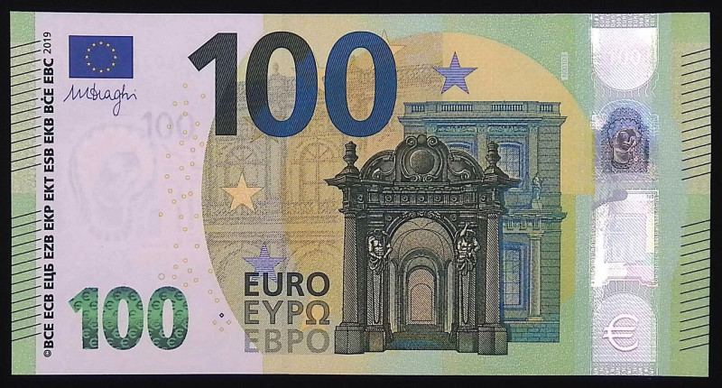 Austria - banconota 100 Euro 2019 - Draghi - Test note NZ - Serie N001D3

FDS...