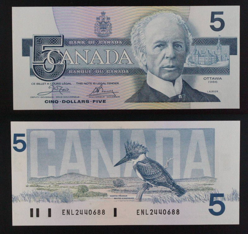 Canada - banconota 5 dollari 1986 - P#95

FDS

SPEDIZIONE IN TUTTO IL MONDO ...