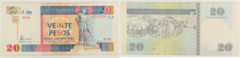 Cuba - banconota 20 Pesos Convertibles 2008 - P#FX50

VF

SPEDIZIONE IN TUTT...