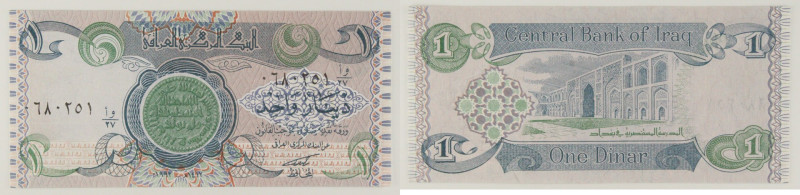 Iraq - banconota 1 Dinar ND (1979-1984) - P#69

UNC

SPEDIZIONE IN TUTTO IL ...