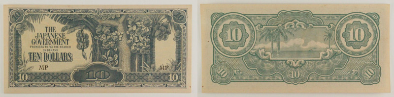 Malesia - Occupazione Giapponese (1941-1944) - banconota 10 Dollari ND (1942-194...