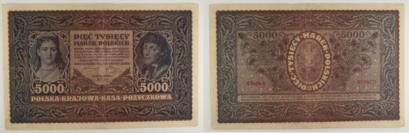 Polonia - banconota 5000 Marek 1920 - P#31

VF

SPEDIZIONE SOLO IN ITALIA - ...