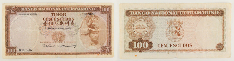 Timor-Leste - banconota 100 Escudos 1963 - P#28

VF

SPEDIZIONE IN TUTTO IL ...