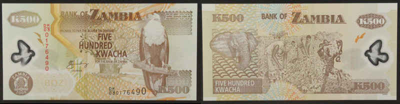 Zambia - banconota 500 Kwacha 2008 - P#43

UNC

SPEDIZIONE IN TUTTO IL MONDO...