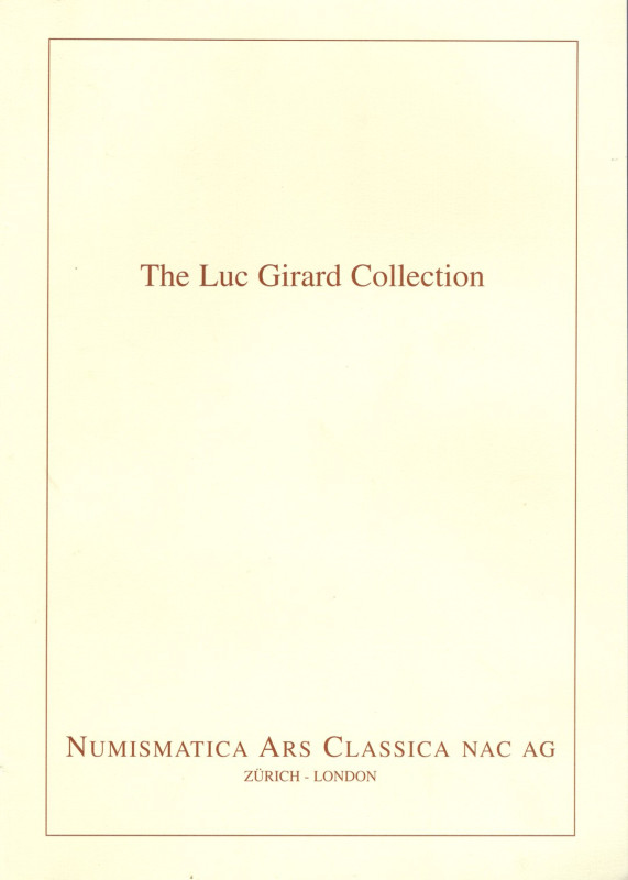 ARS CLASSICA NAC. - Zurich - London. Is proud to present the Luc Girard collecti...