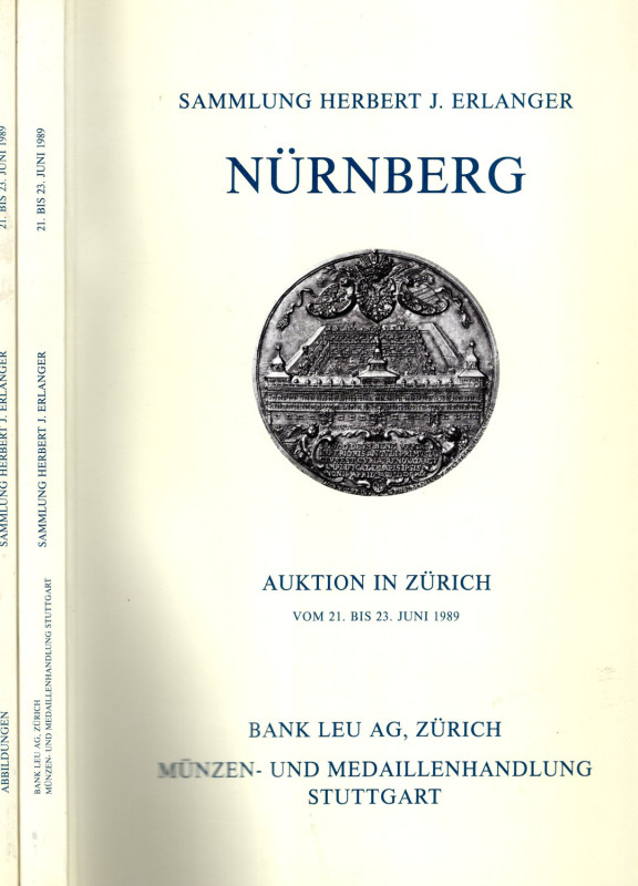 BANK LEU - MUNZEN-MEDAILLENHANLUNH - Auktion sammlung Herbert J. Erlanger. NURNB...