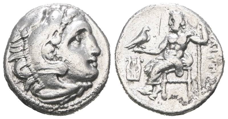 Alexander III the Great (336-323 BC). AR Drachm. Weight 4,14 gr - Diameter 15 mm...