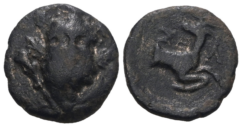 Pisidia, Selge, AE, 2nd-1st centuries BC. Weight 2,43 gr - Diameter 13 mm.