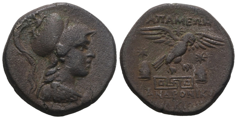 Phrygia. Apameia. Andronikos, son of Alkios, magistrate circa 133-48 BC. Weight ...