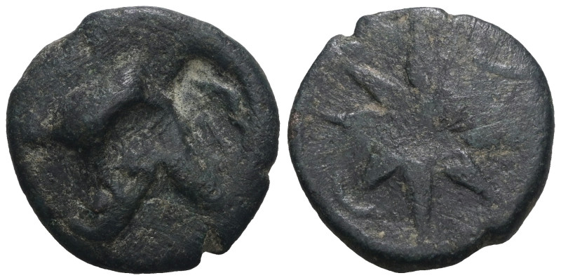 PONTOS. Uncertain (Amisos?). Time of Mithradates VI (Circa 130-100 BC). Ae. Weig...