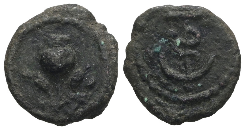 ANONYMOUS (Circa 2nd century). Ae Tessera. Weight 2,07 gr - Diameter 14 mm.