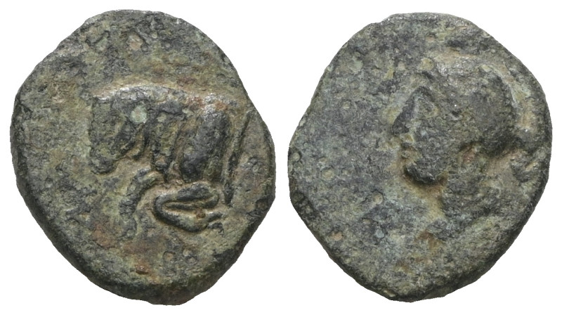 Greek uncertain AE. Weight 1,60 gr - Diameter 12 mm.