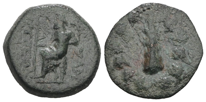 Cilicia. Tarsos 164-27 BC. Bronze Æ. Weight 3,28 gr - Diameter 15 mm.