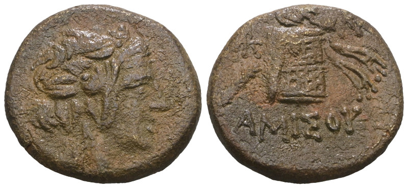 PONTOS. Amisos. Ae (Circa 125-100 BC). Time of Mithradates VI Eupator. Weight 7,...