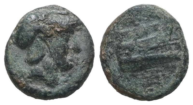 Kingdom of Macedon, Demetrios I Poliorketes Æ . Salamis, circa 300-295 BC. Weigh...