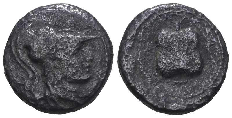 Pamphylia, Side AE, 100-0 BC. Weight 3,34 gr - Diameter 15 mm.