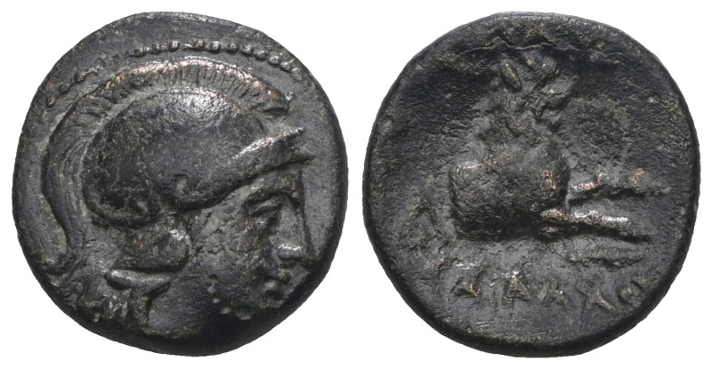 KINGS of THRACE.Lysimachos.(305-281 BC).Lysimacheia.Ae. Weight 2,19 gr - Diamete...