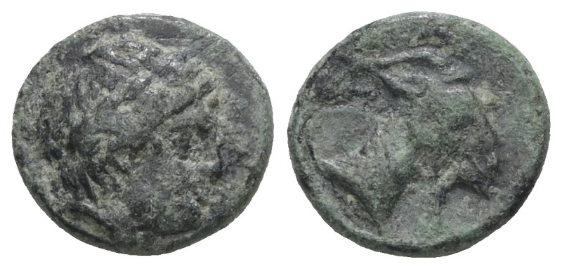 AEOLIS, Aigai. 3rd century BC. Æ. Weight 1,03 gr - Diameter 9 mm.