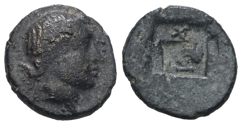 Greek uncertain AE. Weight 1,52 gr - Diameter 11 mm.