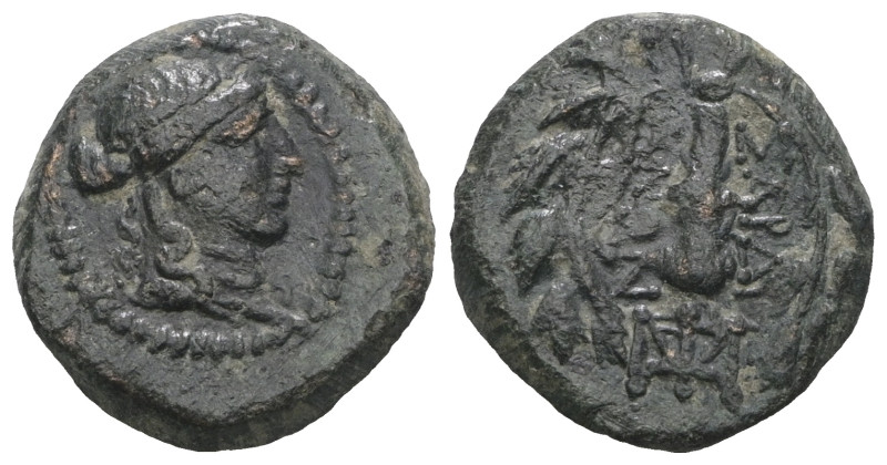 Lydia, Sardes AE, ca 133 BC-AD. Weight 3,34 gr - Diameter 14 mm.