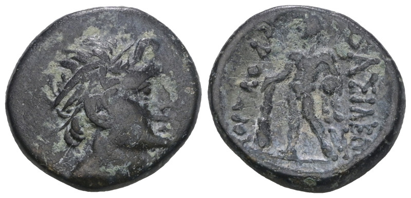 Kings of Bithynia, Prusias II Cynegus. Nikomedia, 182-149 BC. AE. Weight 4,06 gr...